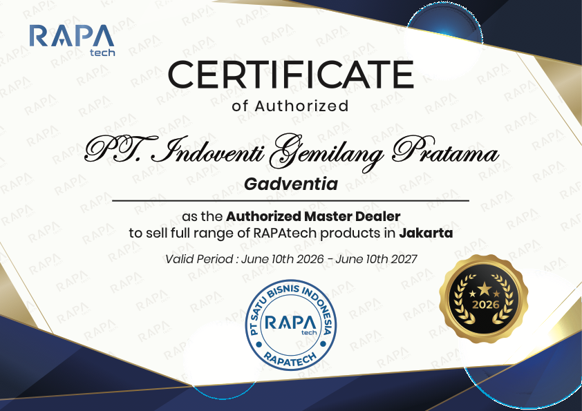 Sertifikat Master Dealer Resmi Gadventia