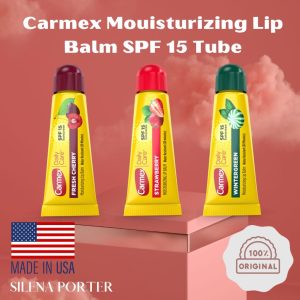 Carmex Mouisturizing Lip Balm SPF 15 Tube 10 Gram Original Ready Stock