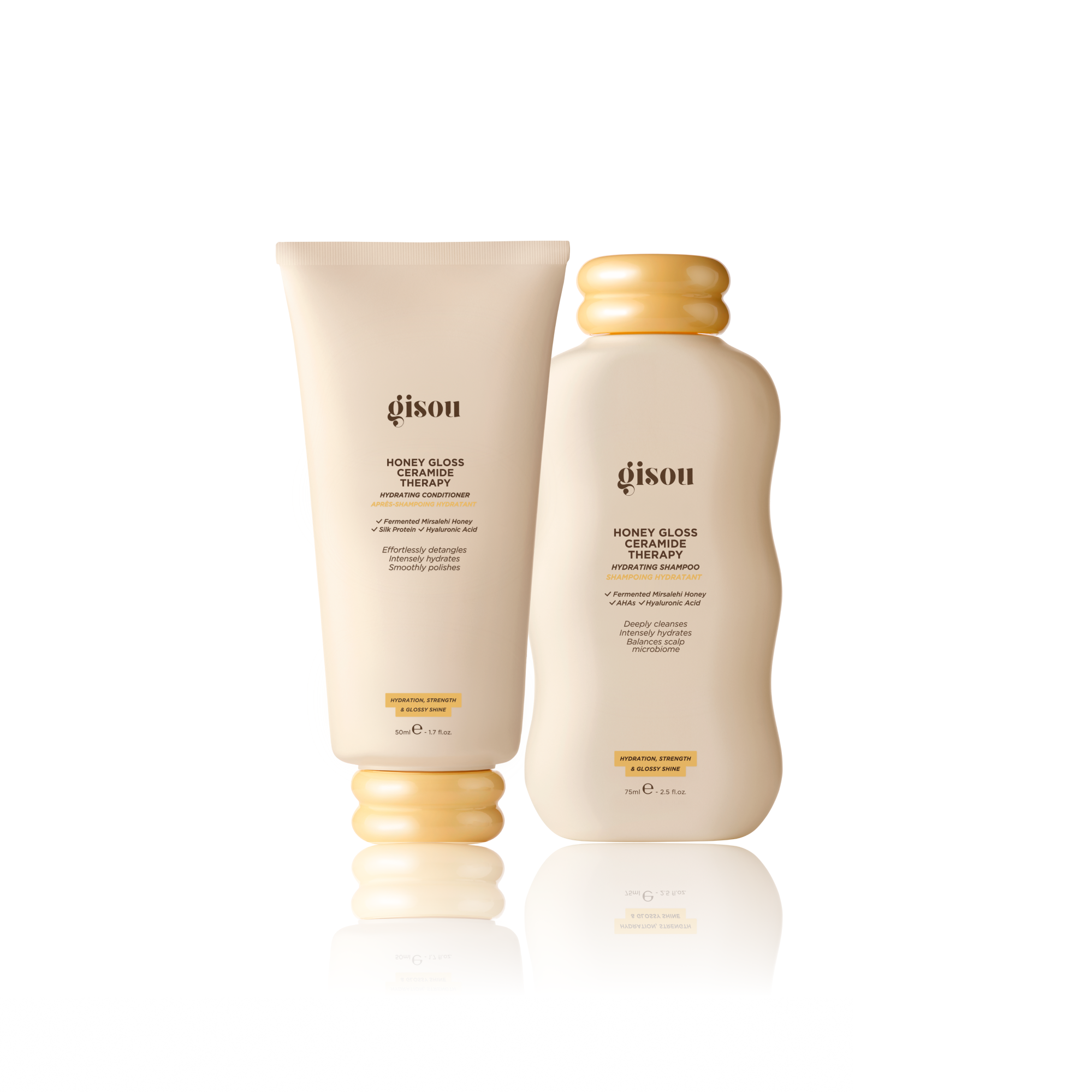 Gisou Honey Gloss Hair Wash Duo - Image 2