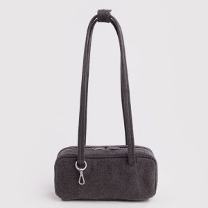 BAGGU Small Denim Bowler Bag