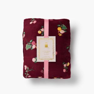 Rifle Paper Co. Travel Fleece Blanket – Ditsy Dahlia