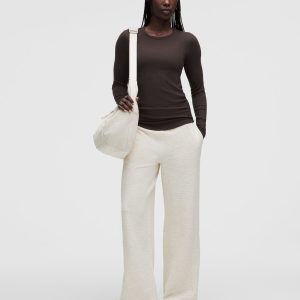 lululemon Scuba Mid-Rise Wide-Leg Pant Waffle