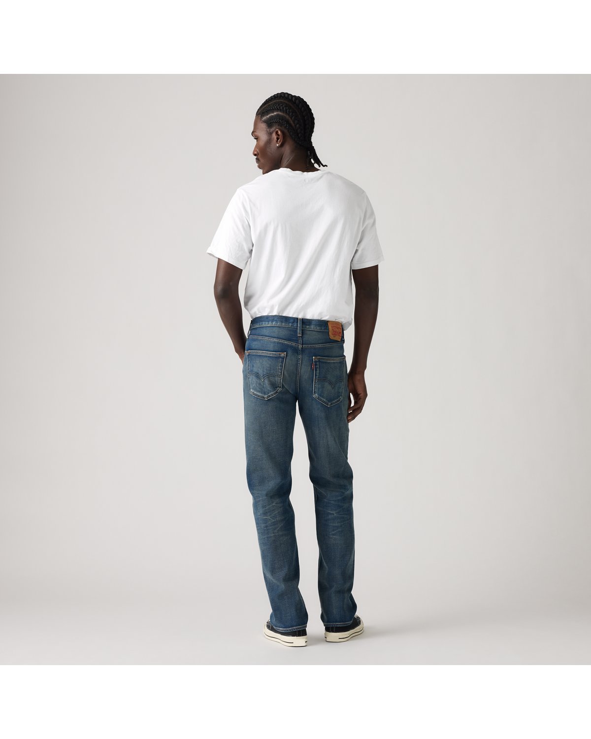 Levi's 501 Men's Jeans - 3 pm In Columbus - Dark Wash - Gambar 3