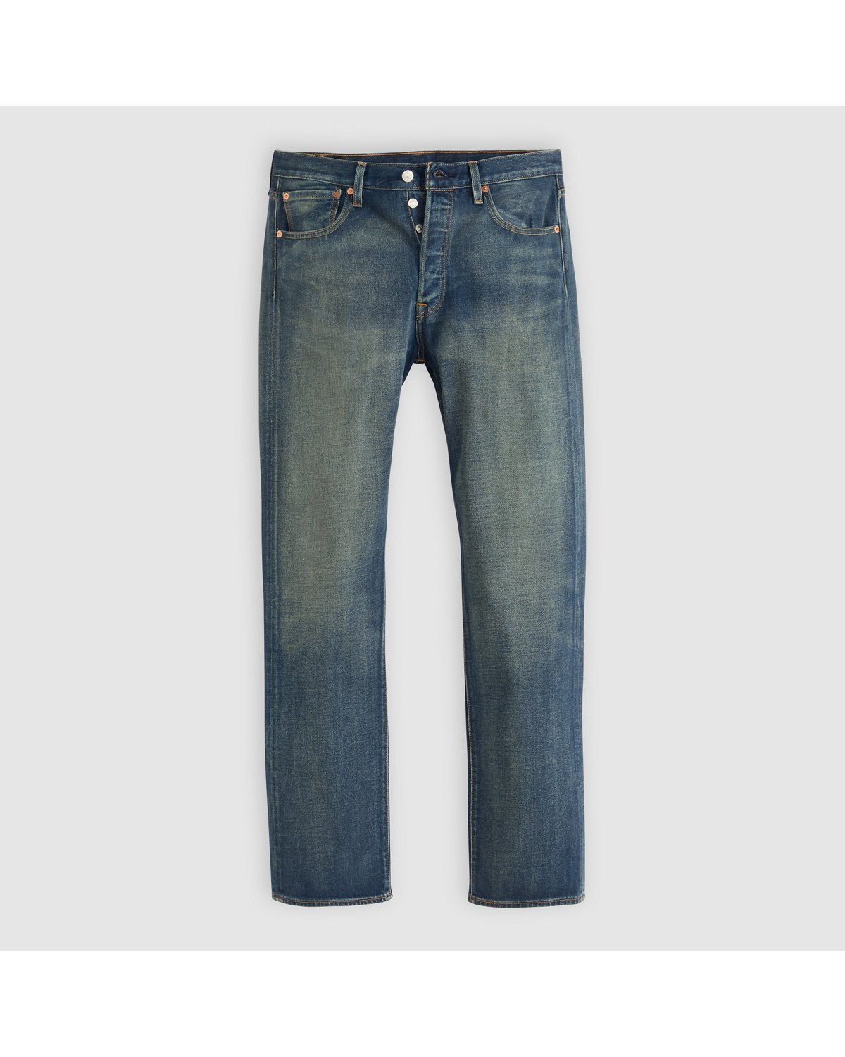 Levi's 501 Men's Jeans - 3 pm In Columbus - Dark Wash - Gambar 6
