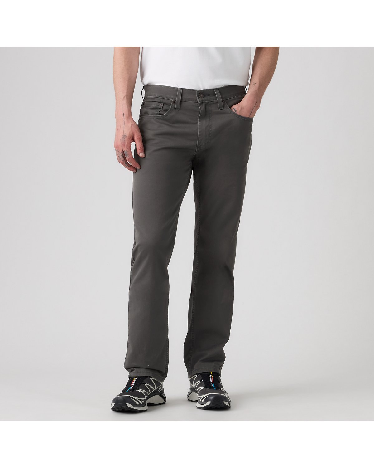 Levi's 559 Relaxed Straight Twill Men's Jeans - Steelhead - Grey - Gambar 2