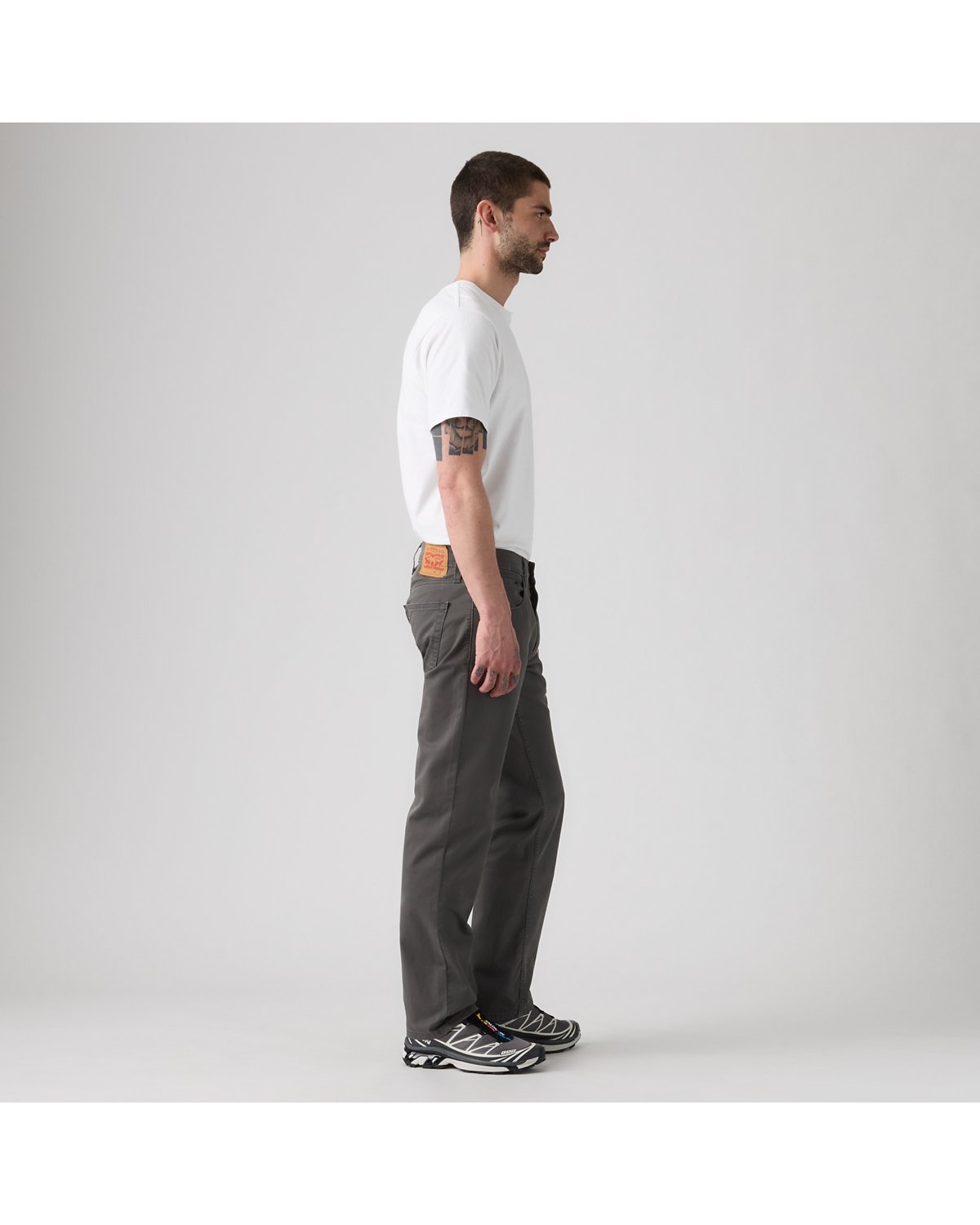 Levi's 559 Relaxed Straight Twill Men's Jeans - Steelhead - Grey - Gambar 4