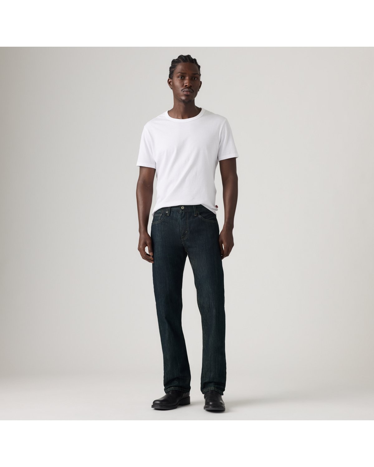 Levi's 527 Slim Bootcut Men's Jeans - Tumbled Rigid - Dark Wash - Gambar 5