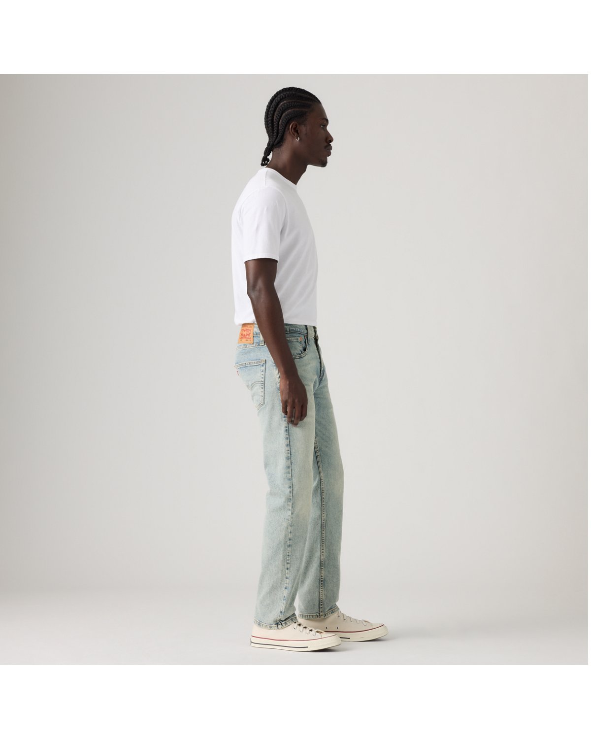 Levi's 502 Taper Men's Jeans - Only Wish - Light Wash - Gambar 4