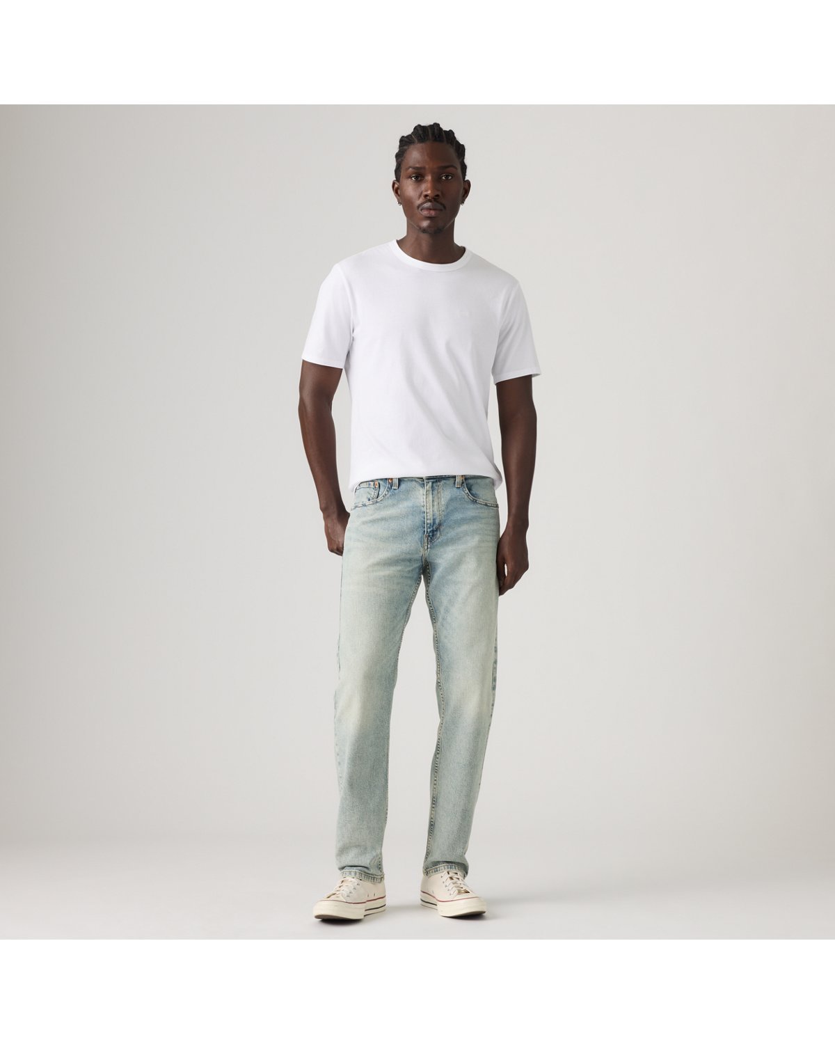 Levi's 502 Taper Men's Jeans - Only Wish - Light Wash - Gambar 5