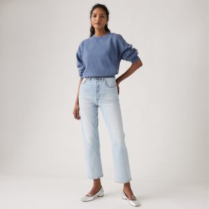 Levi's Ribcage Straight Ankle Women's Jeans - Filter Her Ltw - Light Wash