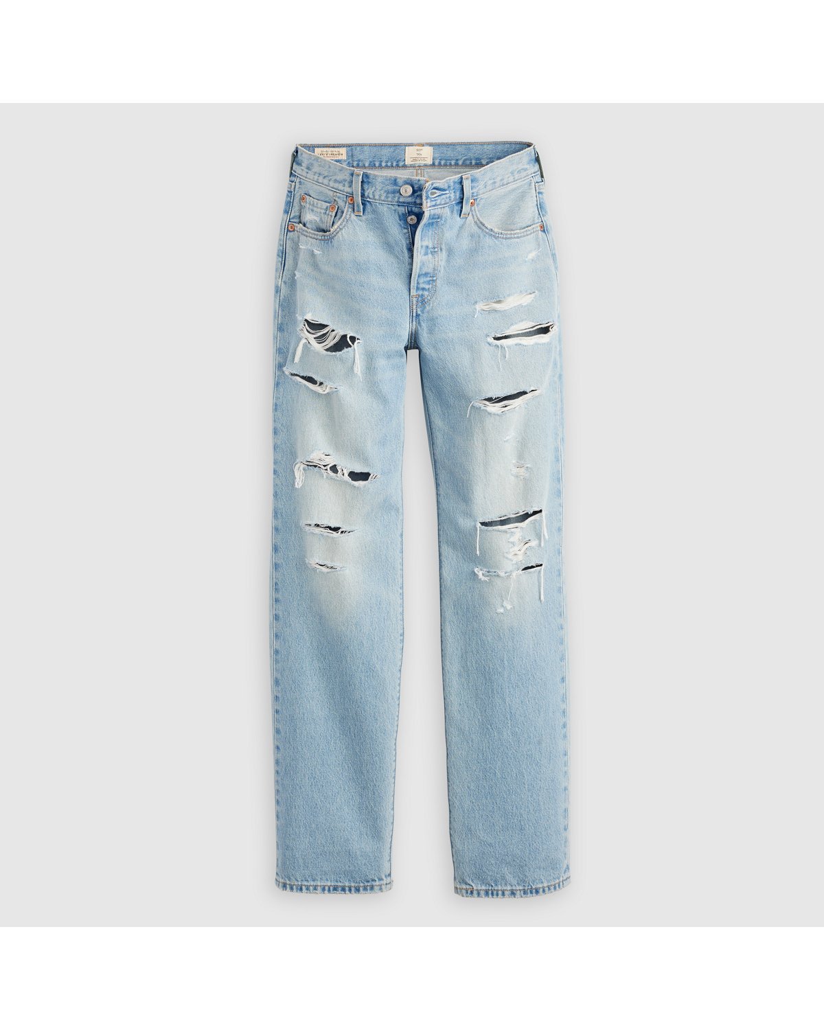 Levi's 501 '90s Women's Jeans - Been There Stf - Light Wash - Gambar 6