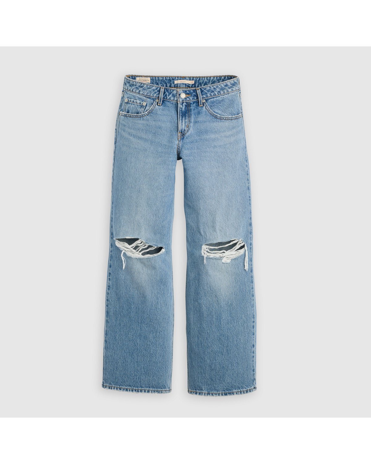 Levi's Low Loose Women's Jeans - Shakey Ground - Medium Wash - Gambar 6