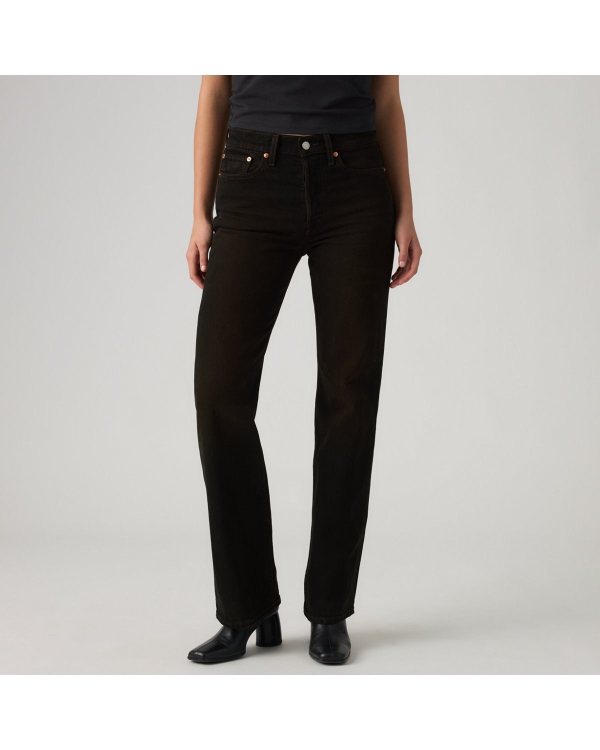 Levi's Wedgie Bootcut Women's Jeans - Steeped Twice - Brown - Gambar 2
