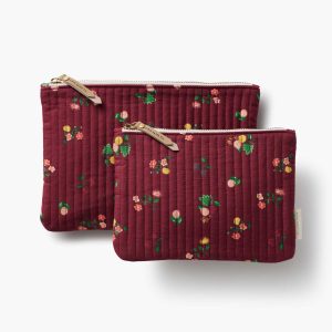 Rifle Paper Co. Quilted Pouch Set